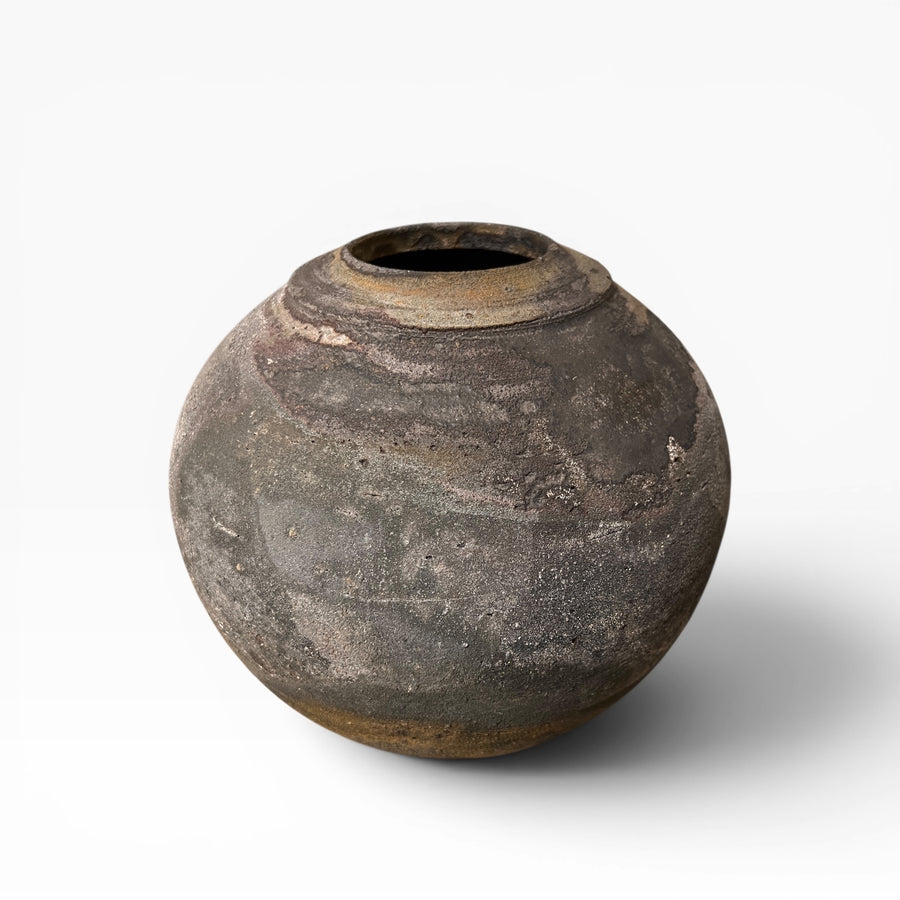 Koinuma Michio 肥沼美智雄, vase en céramique non émaillée