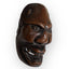 Netsuke en buis représentant le masque Noh de Hashihime, Japon, époque Edo