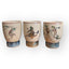 Ensemble de 5 Tasses à thé ou à café, décor de kappas – Kutani Kōsen (九谷光仙), Japon, milieu du XXᵉ siècle