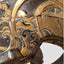 Rare selle japonaise kura en laque noire et or, datée Kōji 2 (1556), miniature de galerie