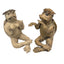 Couple de kappa vers 1930- 1950, grès de Seto, signés Hoshiai Shinrei (1901-1984)