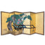 Japanese screen, Flower chariot, late Edo period (19th century)