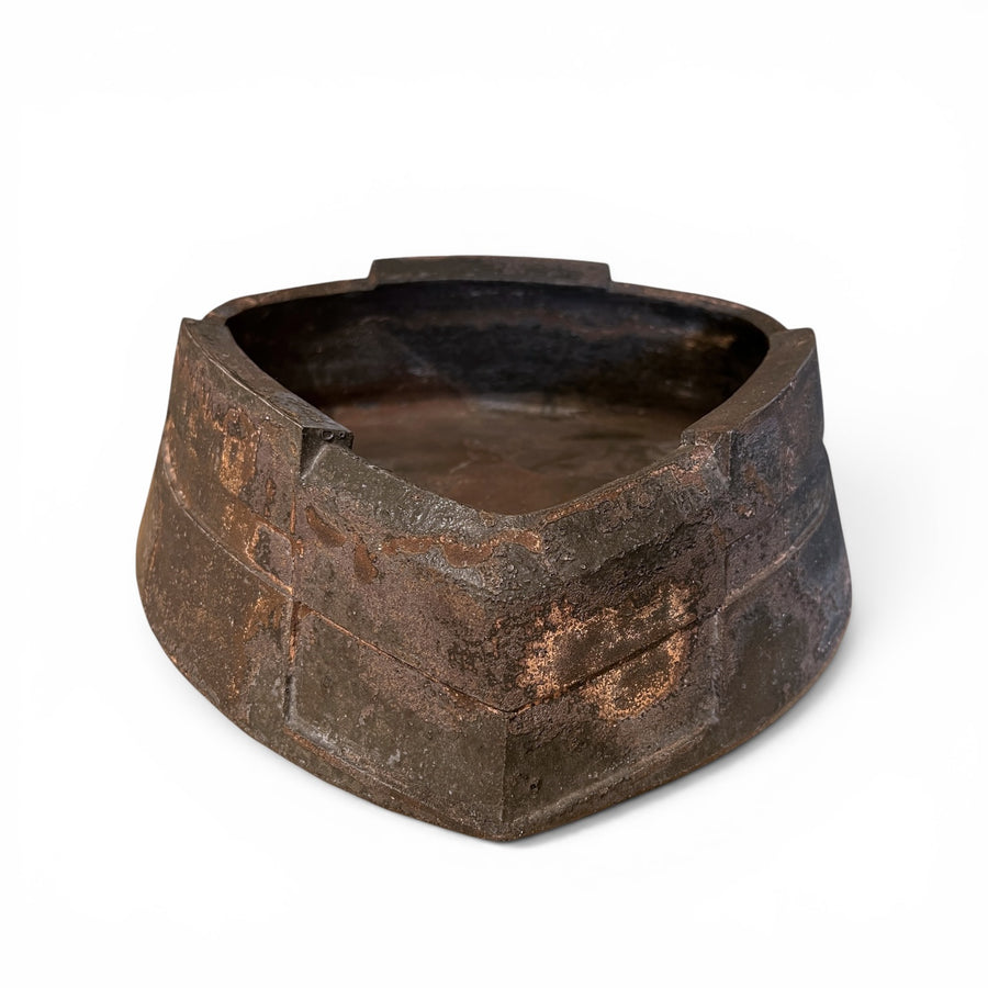 Koinuma Michio 肥沼美智雄, bassin à eau en céramique non émaillée