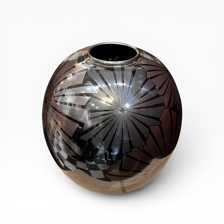 Nonaka Taku, grand vase « Feux d’artifice »