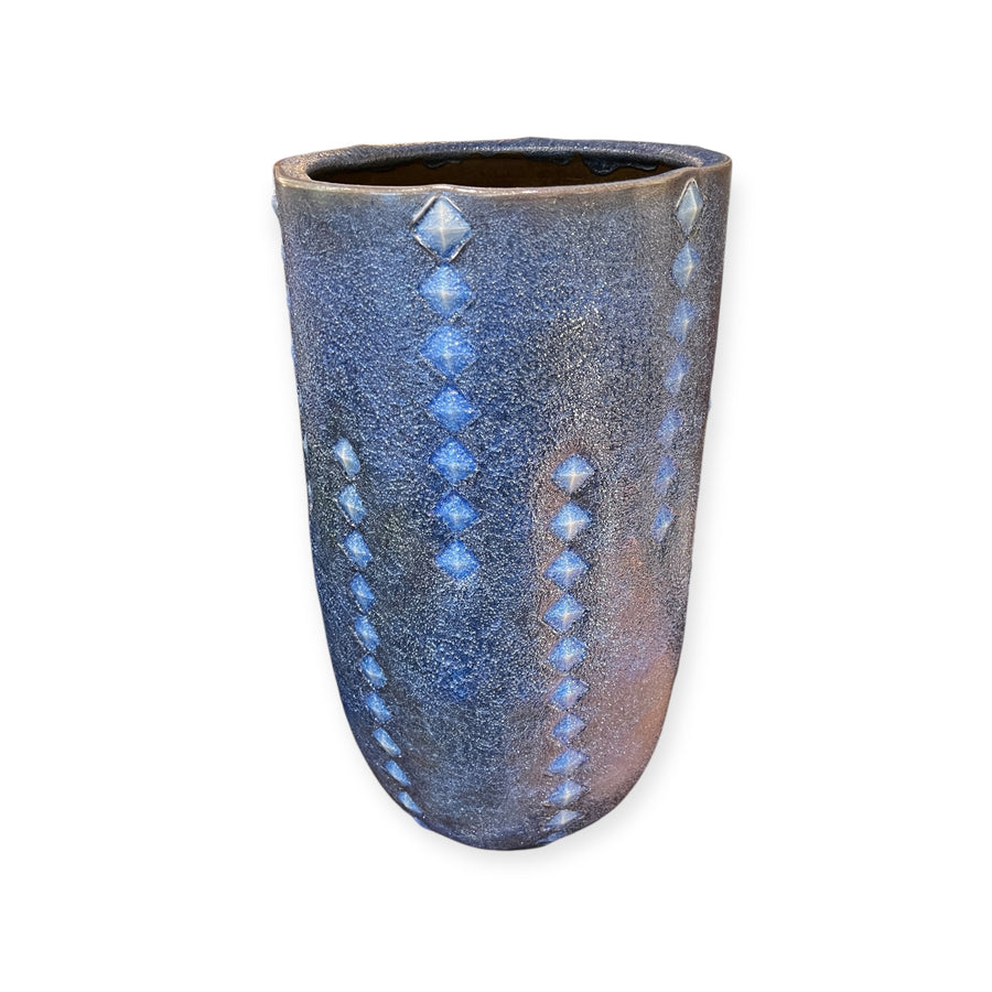 Grand vase bleu, Kanzan Shinkai, né en 1912