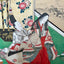 Paravent le dit du Genji, Japon époque Edo début 19e