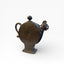 Secret reverse-filling ewer (倒流壺) bronze, China, Ming dynasty (1368–1644)