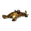Boîte à confiserie japonaise en laque, en forme de tortue, XIXe siècle