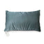 Coussin Sinapango en brocart de Nishijin – dos en soie bleue
