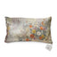 Coussin Sinapango Interiors Paris en tissage Nishijin à fleurs et papillons, face