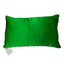 Dos uni vert émeraude du coussin japonais en soie