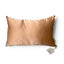 Revers en soie rose poudré du coussin en tissage Nishijin