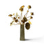 Fleurs de lotus jōka en bois doré présentées dans un grand vase – seconde vue