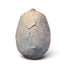 Katō Keiya large ovoid Seto stoneware vase, alternate front view showing raised relief and crackled surface