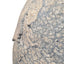 Detail of the Katō Keiya vase showing raised glaze relief, fissures and granular texture